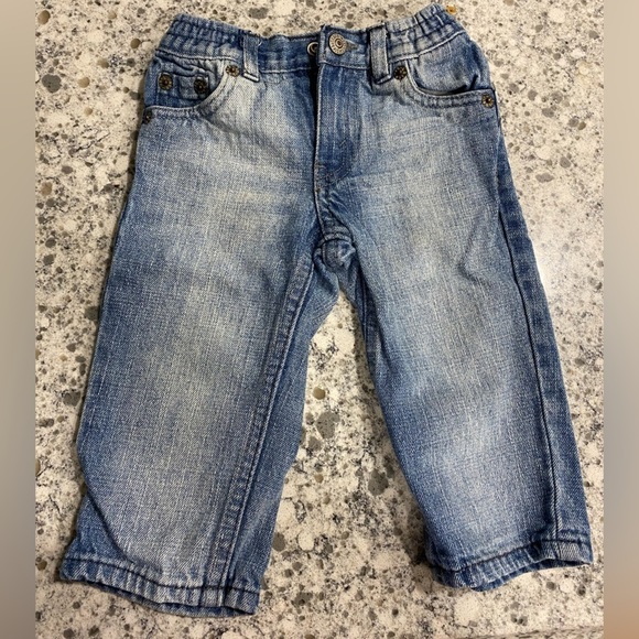 Levi’s 526 loose straight stone washed blue jeans 12 month - Picture 1 of 5